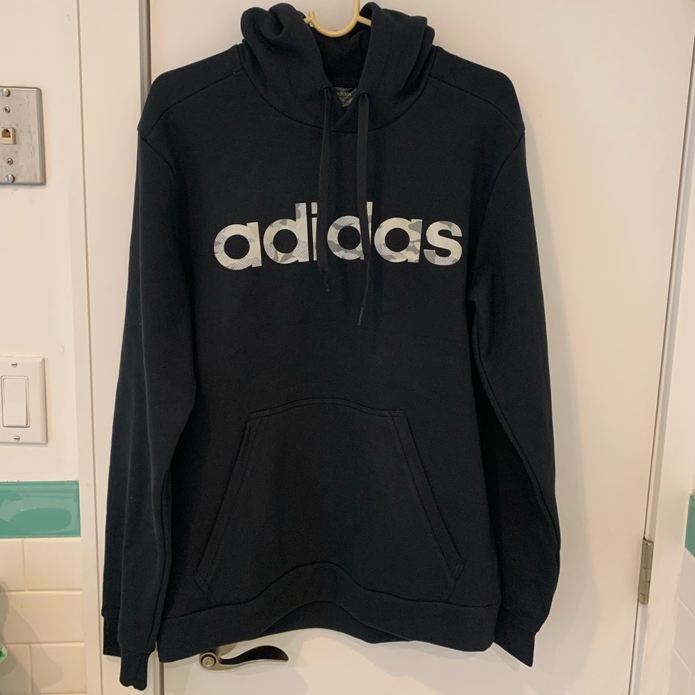 Mens Black Adidas Sweatshirt